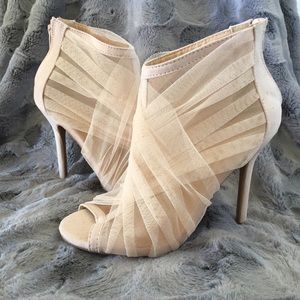 (NWOT) New Tulle Heels